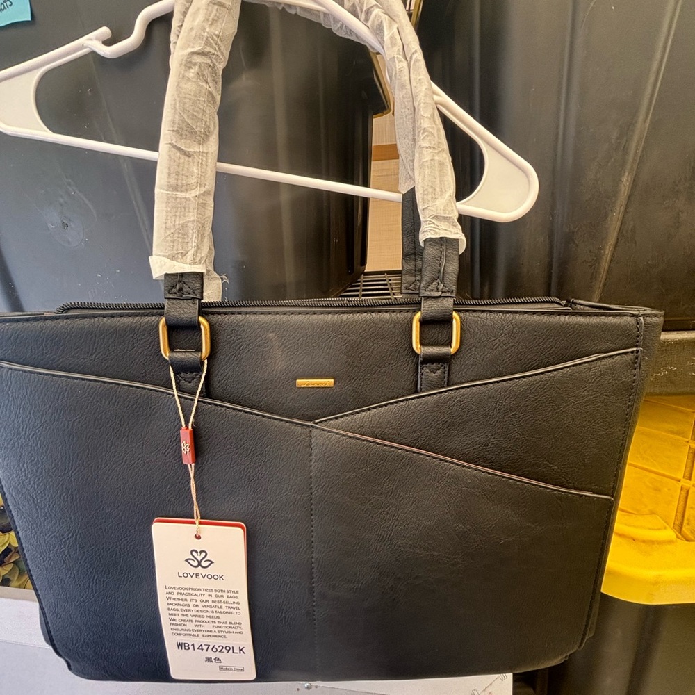 Lovevook Black Tote Bag